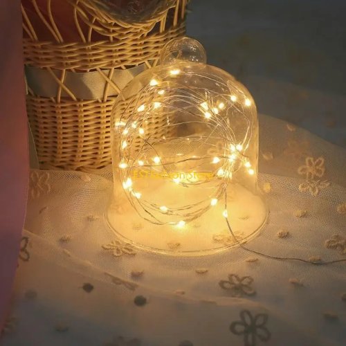 Y5GC Lampu Peri Baterai, Lampu Tali LED, Dekorasi Meja Mini
