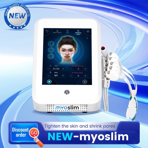 New RF MYOslim EMS Body Sculpting Machine - Electromagnetic Fat Slimming & Muscle Stimulation Massager