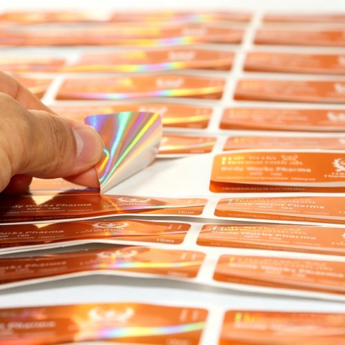 Adesivi in vinile impermeabili personalizzati per fiale di siero, 3ml 5ml 10ml, etichette private label, durevoli