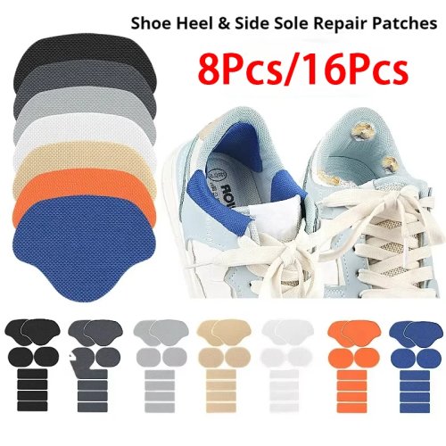 Tambal Hak Sepatu, Stiker Perekat untuk Sneakers, Perbaiki Hak Aus dan Kerusakan Sisi, Cocok untuk Semua Jenis Sepatu