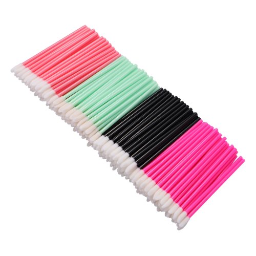 Disposable Lip Gloss Applicator Wands Plastic‑Handle Soft Fibre Tip Lip Brushes Makeup Cosmetic Tools for Lipstick Lip Gloss Application