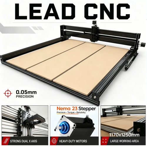 Paket Mesin CNC Router OpenBuilds 4-Axis Engraver untuk Kayu Logam Akrilik