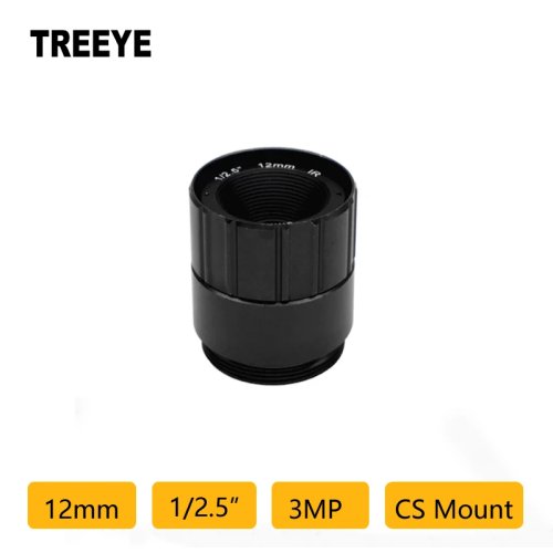 Lente CCTV HD 3MP 12mm F1.4 CS para câmara de segurança