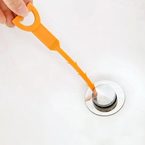 Gancio flessibile per pulire gli scarichi - Rimozione ostruzioni per cucina e bagno