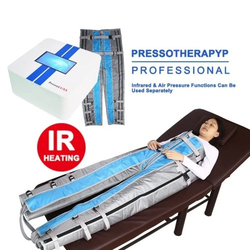 Appareil de pressothérapie par compression pneumatique pour jambes, bras, taille – massage corps entier, drainage lymphatique et récupération
