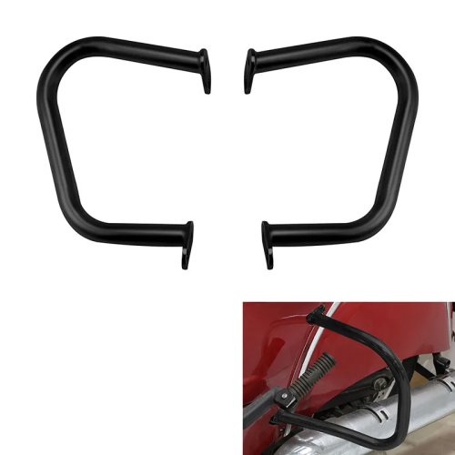 Crash bar chromé/noir pour Triumph Bonneville T100 T200 2016-2020