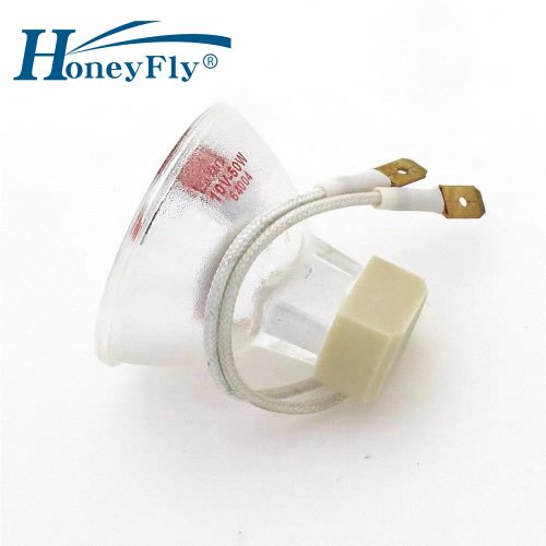 لمبة هالوجين HoneyFly لإشارة السكك الحديدية 10 فولت 50 واط MR16 K23D عاكس فضي لإشارات الطرق والسكك الحديدية SIG 64004