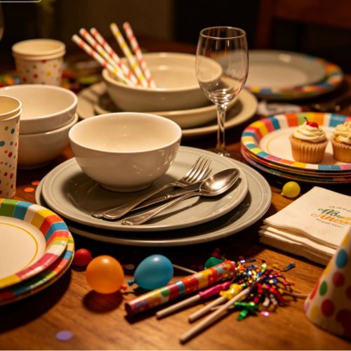 Blind box surpresa com acessórios de mesa elegantes, artigos variados para mesa, diversão ao descobrir objetos domésticos desconhecidos