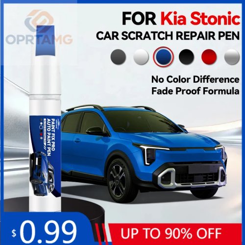 ปากกาซ่อมสีรถยนต์สำหรับ Kia Stonic 2017-2025, ลบรอยขีดข่วน, ปากกาเติมสี