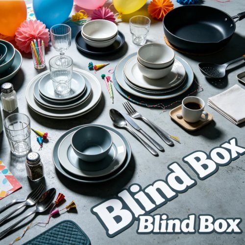 Caixa Misteriosa Surpresa de Artigos para a Mesa - Acessórios de Cozinha e Mesa variados para Banquetes e Refeições Caseiras
