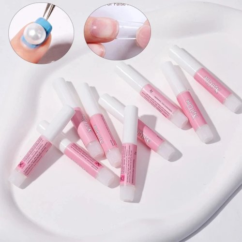 Keo dán móng siêu mạnh cho móng giả, acrylic, press-on và nail art, bám dính lâu dài
