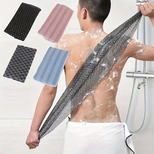 Asciugamani esfolianti da bagno, spugne esfolianti giapponesi per uomo e donna