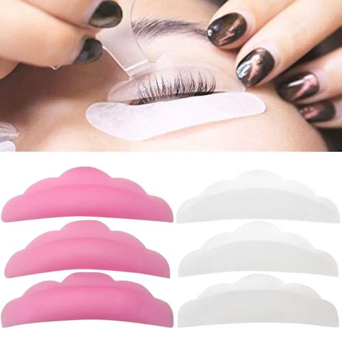 5 Pares de Almohadillas de Silicona Reutilizables para Levantamiento de Pestañas, Pads para Perm de Pestañas, Herramienta de Belleza para Extensiones