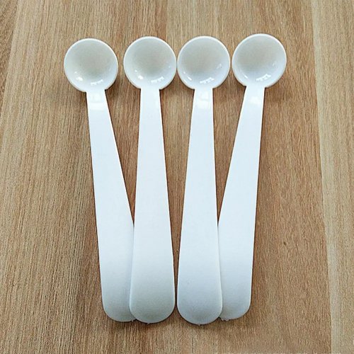 10-teiliges Set Kunststoff-Messlöffel, 2g, mini portabel, für Pulver, Salz, Medizin, präzise Küchenhelfer, Großhandel