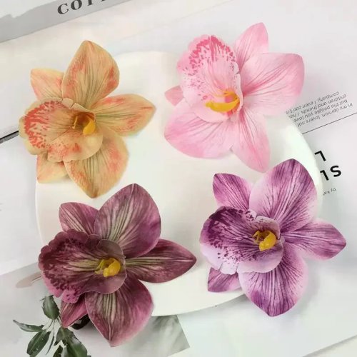 1 pieza pinza para cabello flor hawaiana, pasadores de flores artificiales elegantes para mujeres y niñas, despedida de soltera, vacaciones, viajes, accesorio para fotos
