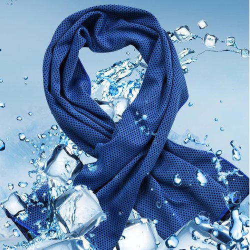 30x80 cm Cooling Towel for Outdoor Sports – Summer Gym Towel, Cold Feeling Neck & Face Towel