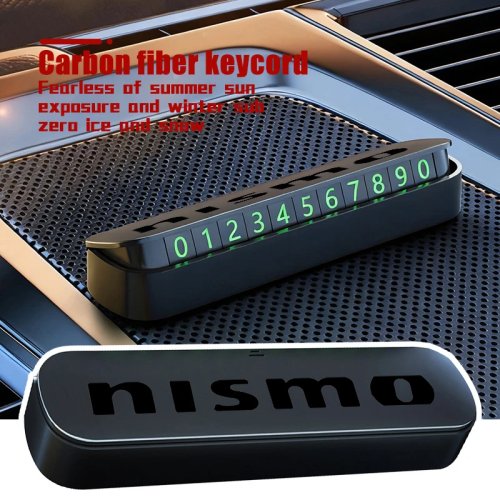 Cartello di parcheggio temporaneo con numero di telefono per Nissan Qashqai X J10 J11 Trail Tiida Teana Juke Almera