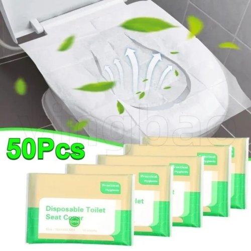10-100 Stück Einweg-Toilettensitzbezüge, Universalgröße, wasserdicht, tragbar, Reise-unverzichtbar