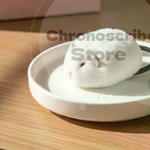 Pinza para cabello de hámster cartoon linda – 1 pieza, accesorio de cabello suave y esponjoso antideslizante para mujer, estilo Y2K para festival