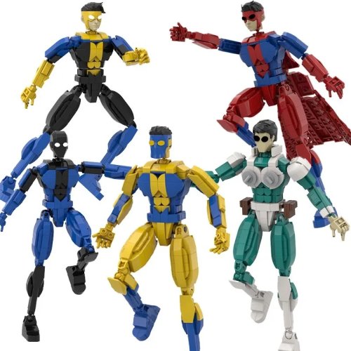Figura de bloques armables Invincible Slayer Mark - Action figure Sinister Omni Mark de colección