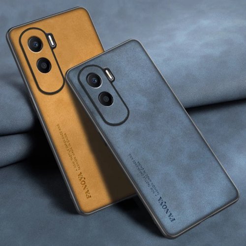 Coque de luxe en cuir PU pour Honor 90 Lite, silicone mat, protection complète