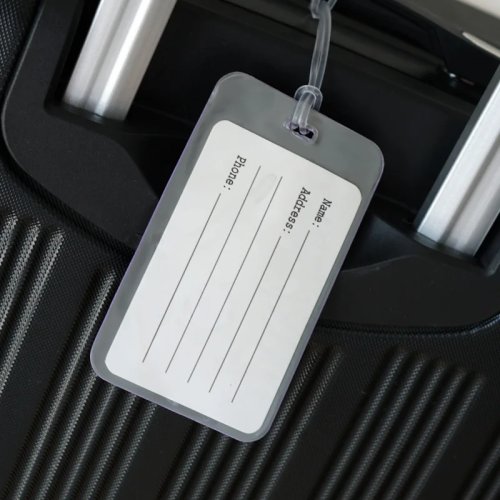 Etiqueta para maleta con dirección – Accesorio de viaje