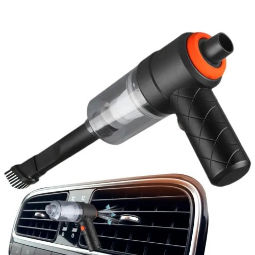 Aspirapolvere Auto Senza Fili, Portatile a Mano, Doppio Uso Auto e Casa, Ricaricabile, Mini Aspirapolvere