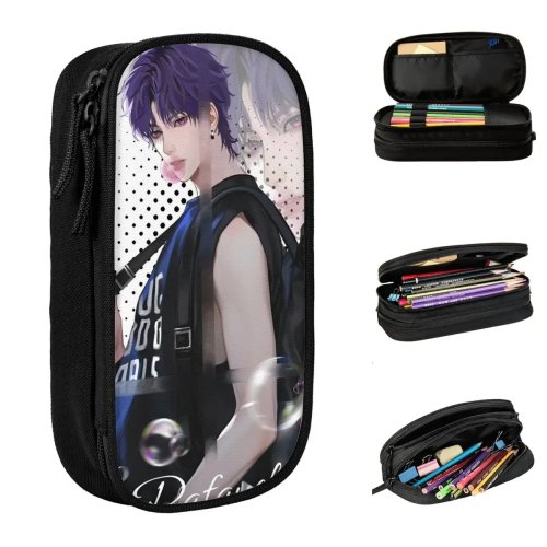 Estuche Love and Deepspace - Cartuchera grande para estudiantes, con cremallera