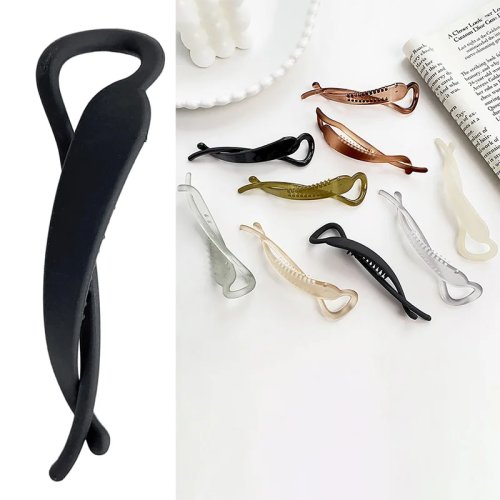 Fermaglio per capelli a banana geometrico per donne e ragazze - Accessorio per coda di cavallo
