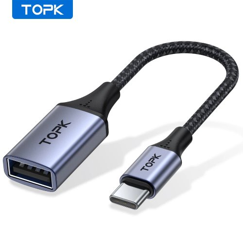 Adaptateur USB C vers USB A Câble OTG, Type C mâle vers USB 3.0/2.0 femelle pour MacBook Pro, Samsung