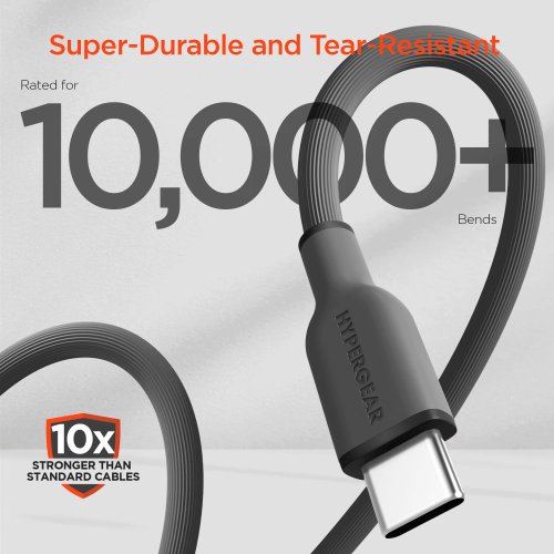 Cable USB-C a USB-C Flexi PRO 4ft (1,2m) Slim