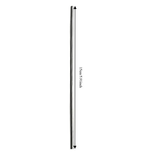 Sedotan Stainless Steel 304, Tahan Karat, Ujung Halus, Bisa Dipakai Ulang, Mudah Dibersihkan, Cocok untuk Minuman Sehari-hari