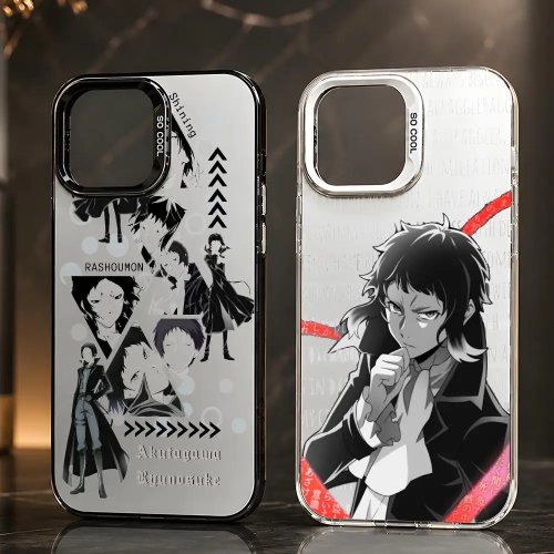 Чехол для iPhone Akutagawa переливающийся TPU Soft-Touch защитный для iPhone 11 12 13 14 15 16 17 Pro Max