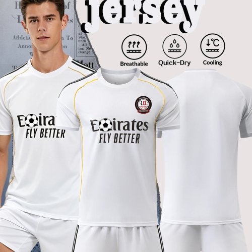 高品質で通気性の良いサッカーTシャツとショートパンツのセット