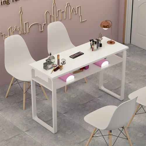 Bàn làm móng tối giản hiện đại, bàn manicure nhỏ chuyên nghiệp cho salon