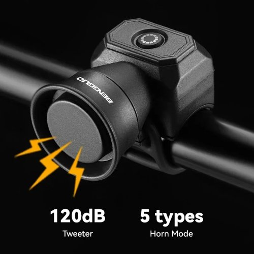 USB-aufgeladener wasserdichter Fahrrad-Hupe/Klingel für Mountainbike und Kinderroller