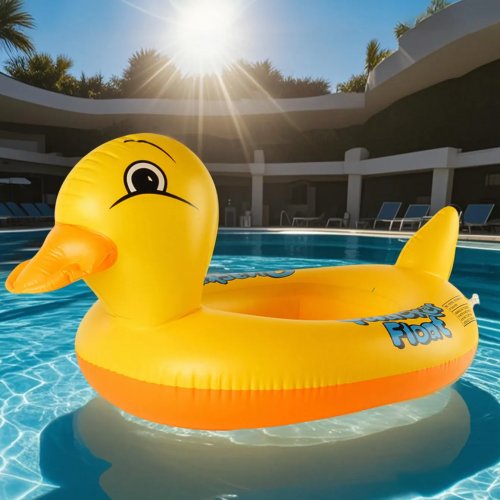 Pelampung Bebek dengan Tempat Duduk untuk Anak - Mainan Air Kolam & Pantai