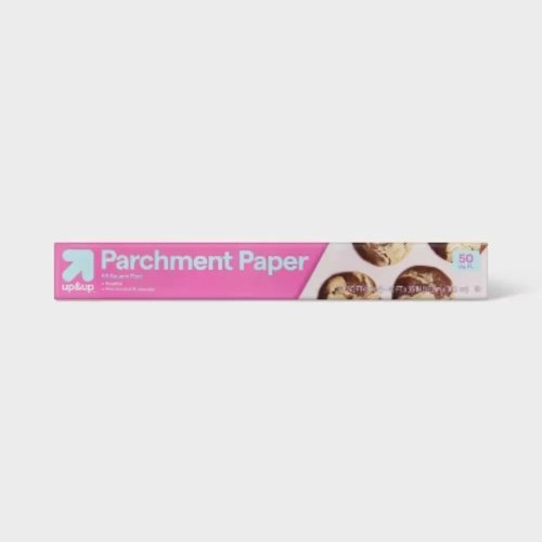 Rolo de papel vegetal - 50 sq ft - resistente ao calor, antiaderente, sem BPA, seguro para forno