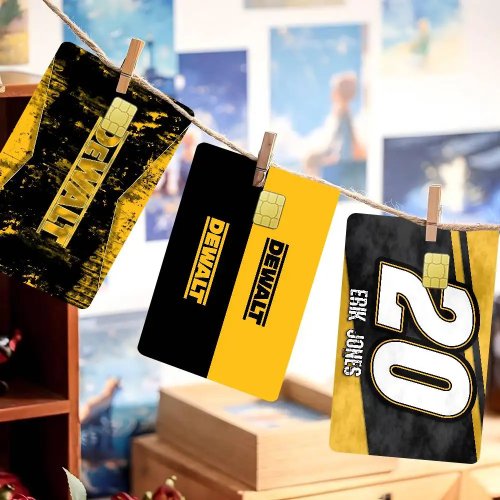 Adesivo per carta di credito anime D-DEWALT, pellicola per carta di debito, protezione per carte con e senza chip