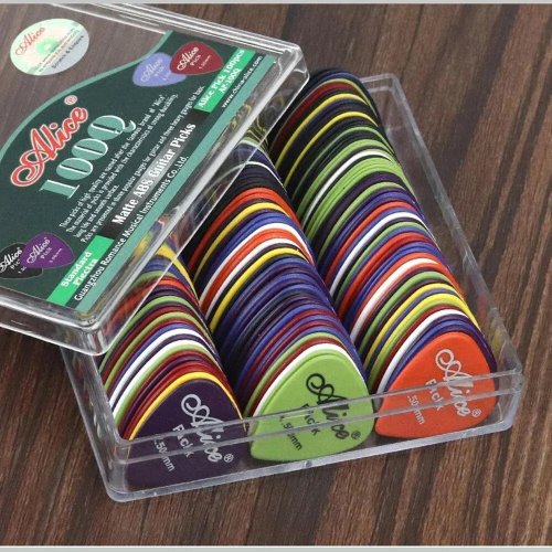 Púas de guitarra multicolor 50/100 unidades, plástico ABS, para guitarra acústica/eléctrica, bajo y ukelele