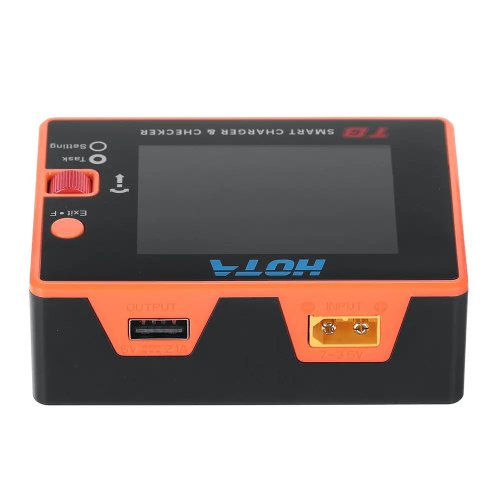قطع غيار طائرة درون RC HOTA T8 650W 22A XT60 1-8S شاحن بطارية ذكي مع فاحص