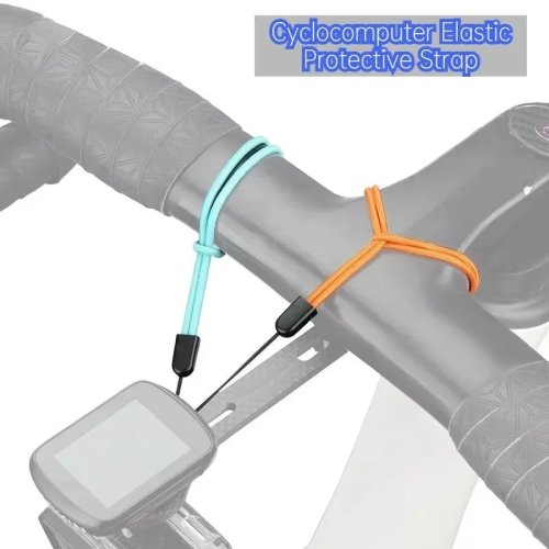 Elástico anti-perda curto para computador de bicicleta, navegador, cabo USB, correia de proteção portátil
