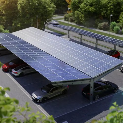 100kW EV Charging Station with Solar Panel and Energy Storage