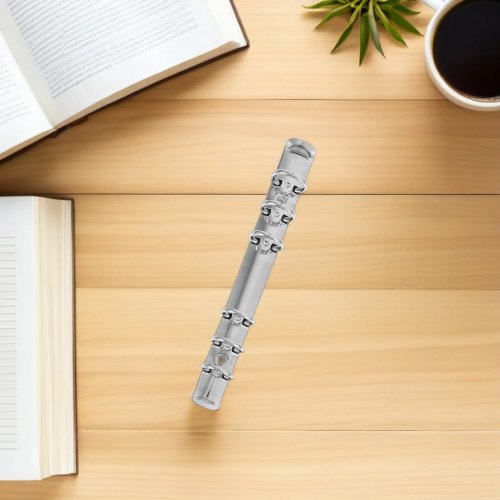 6 stuks metalen losbladige bindringen, roestvrij staal, zwaar, DIY voor boeken, notitieboekjes, planners, plakboeken, kantoor, school