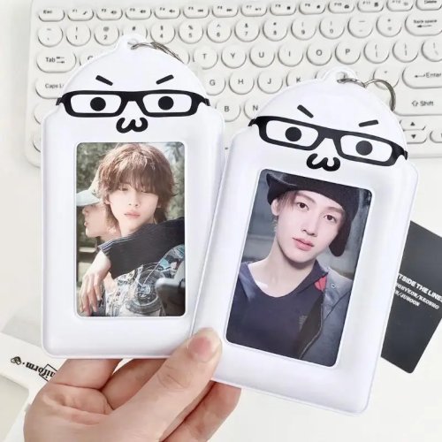 1 Stück Cat-förmige Campus-Kartenhülle mit Idol-Anhänger, Fan-made PVC-Schutzhülle, Geschenk für besten Freund