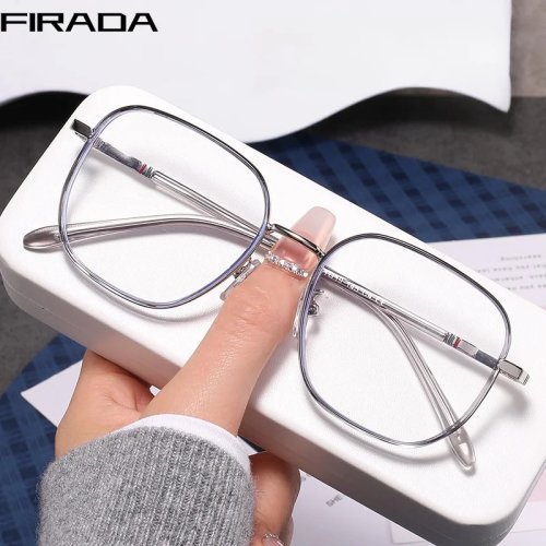 FIRADA Vintage Anti-Blau-Licht Brillengestell für Damen und Herren