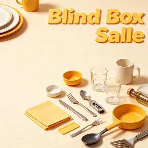 Blind Box de Vajilla Casual – Artículos de Comer Aleatorios