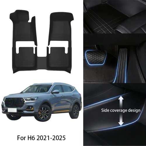 Tapis de sol auto en cuir PU sur mesure pour Haval H6, Jolion, M6 (2017-2025) Ensemble complet luxe