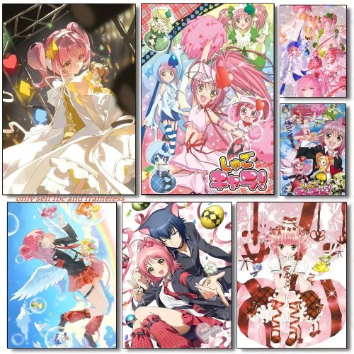 Poster Anime Shugo Chara! HD Wall Art per Decorazione Interni, Corridoio, Regalo per le Feste