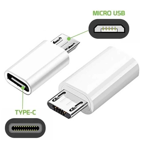 Mini USB-C auf Micro-USB Adapter für Samsung Xiaomi Huawei, Lade- und Sync-Konverter